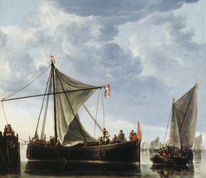 パッセージボート 作： Aelbert Cuyp