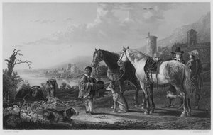ロイヤル・コレクションの絵から見た「ニグロ・ページ」（エングレーヴィング 作： Aelbert (after) Cuyp