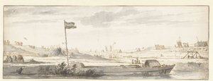 ドルドレヒト郊外のマレガットの掘削、1648年 作： Aelbert Cuyp (attributed to)