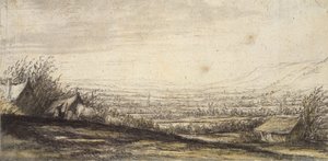 コテージと牛のいる広大な風景 17世紀後半 作： Aelbert Cuyp