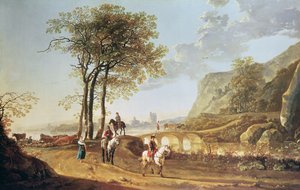 広大な川の景観 作： Aelbert Cuyp