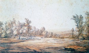 風景、1620-1691 作： Aelbert Cuyp