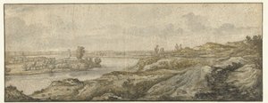 川のある風景 作： Aelbert Cuyp
