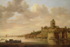 ナイメーヘンのヴァルクホフ、1650 作： Aelbert Cuyp