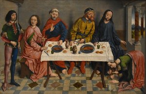 オランダ語  エールブレヒト・バウト著『シモン・ル・ファリシアンのイエス』（原題：Jésus chez Simon le Pharisien Jesus at Simon