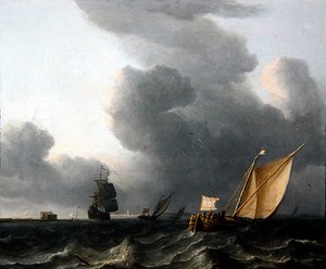 二人のオランダ人スマルシェップスと一人の戦友（油彩・キャンバス） 作： Aernout Smit