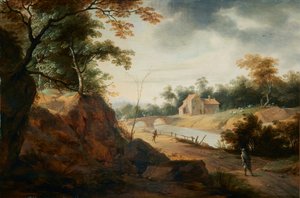 旅行者のいる風景 作： アールト・ヤンシュ・マリエンホフ