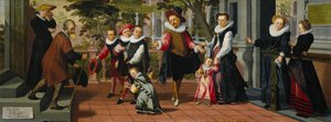 金持ちの子供、貧乏な親 作： Aert Pietersz.