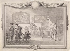 ドルドレヒトの聖ルークのギルド、1736年 作： Aert Schouman