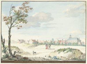 村テルハイデン デルヘイドの村の光景 (オブジェクトのタイトル) 作： Aert Schouman