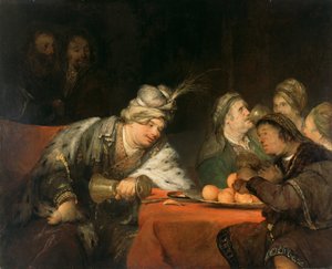 アハシュエロスの宴会、1680年代