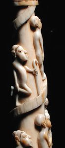 コンゴ産象牙の彫刻（223943のディテール 作： African