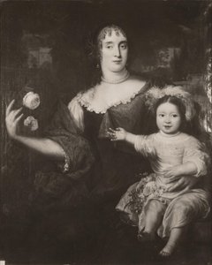マリア・ファン・ベルッケル（1631-1796）と娘の二重像
