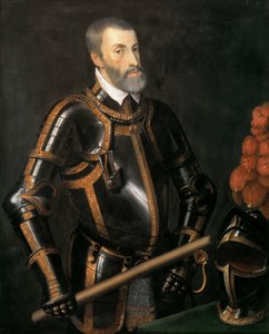 ドイツ：鎧姿の皇帝シャルル5世（1500-1558）、鎧姿の皇帝シャルル5世の半身像