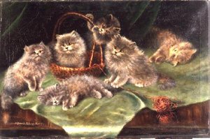 6匹の子猫 作： Agnes Augusta Talboys