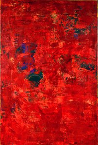 E.T In Red, 2019 (óleo sobre tela) 作： Agnes Girardon
