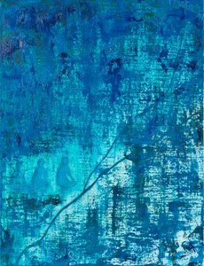 Time1 , 2018 (キャンバスに油彩) 作： Agnes Girardon