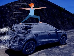 ウォーリアー2、2023（写真にデジタルアート） 作： Agnes Girardon