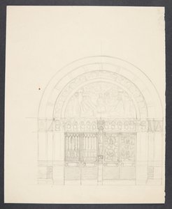 コペンハーゲン市庁舎のエントランス装飾案 作： Agnes Slott Møller