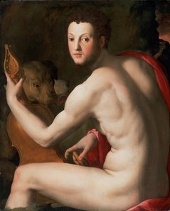 オルフェウスとしてのコジモIデメディチの肖像 作： Agnolo Bronzino