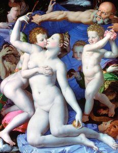 金星とキューピッドの寓話、c1523-1568 作： Agnolo Bronzino
