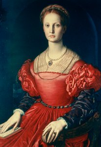 Lucrezia Panchiatichi、c1540 作： Agnolo Bronzino