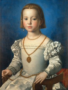 ビアデメディチの肖像、1542年 作： Agnolo Bronzino
