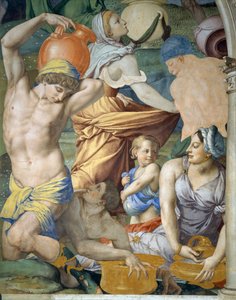 マナ細部の集まり、1540-1545 作： Agnolo Bronzino