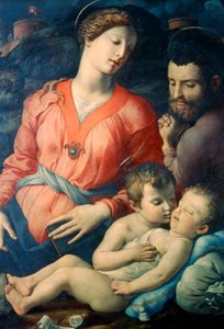 パンチャティチ神聖な家族、1530年から1532年 作： Agnolo Bronzino