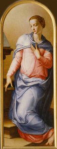 処女受胎告知、1540-1545 作： Agnolo Bronzino