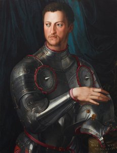 コジモ・デ・メディチ (1519-1574) トスカーナ大公 作： Agnolo di Cosimo Bronzino