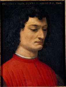 ジュリアーノ・デ・メディチの肖像 作： Agnolo Bronzino