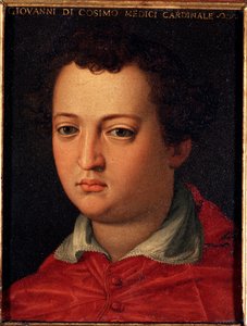メディチ家のジョン（ジョヴァンニ・ディ・コジモ1世・デ・メディチ）（1543-1562）の肖像 アッロリ・アンジェロ・ディ・コジモ・ディ・ブロンジーノ（1503-1572）による絵画 16世紀 日 15x12 cm メディチ・リッカルディ宮殿（メディチ・リッカルディ） フィレンツェ 作： Agnolo Bronzino
