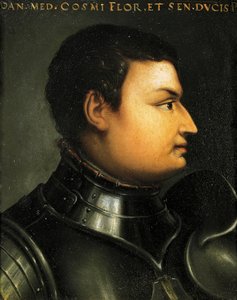 ロドヴィコ・デ・メディチ（ジョヴァンニ・ダル・バンデ・ネレ）の肖像 作： Agnolo Bronzino