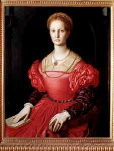 バルトロメオ・パンチャティチの妻ルクレツィア・パンチャティチの肖像（油彩・カンヴァス