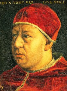 教皇レオ10世の肖像（ジョヴァンニ・ディ・ロレンツォ・デ・メディチ、フィレンツェ 作： Agnolo Bronzino