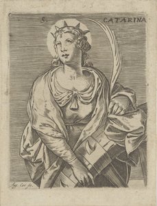 アレクサンドリアのキャサリン S. Catarina (オブジェクトのタイトル) 作： Agostino Carracci
