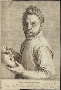 ジョバンニ・ガブリエリの肖像 作： Agostino Carracci