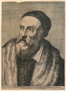 ティツィアーノの肖像 作： Agostino Carracci