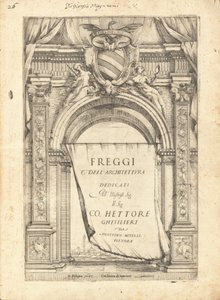 建築のフレッジ 作： Agostino Mitelli