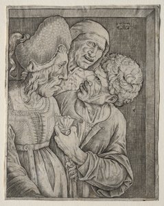 金持ちの老婆。 作： Agostino Musi