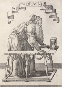老齢の寓話 アンチョラ インパロ (オブジェクトのタイトル) 作： Agostino Veneziano (attributed to)