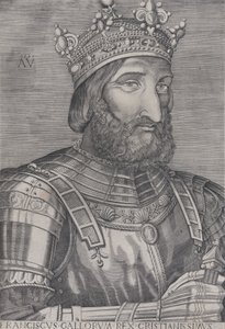 フランス国王フランソワ1世の生誕1536年。 作： Agostino Veneziano