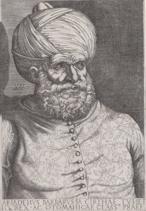 バルバロッサの肖像、1535年。 作： Agostino Veneziano