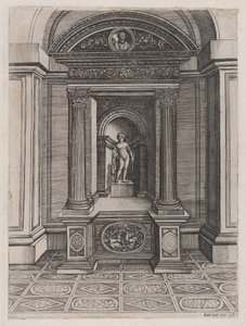 ローマの素晴らしさの鏡: エロスの祭壇 1514-36年頃。 1514-36。 作： Agostino Veneziano.