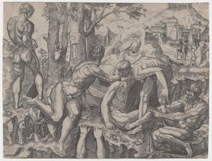 The Climbers, dated 1524.    1187840   ja       japanese Successfully Translated  Original: Album of Calligraphy and Paintings Translat: Album of Calligraphy and Paintings 1310214 ja japanese Successfully Translated Original: Herder bij een schuin overhang 作： Agostino Veneziano