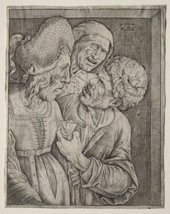 リッチ・オールド・ウーマン 作： Agostino Veneziano