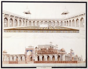 セクンドラ、1815年頃 作： Agra School