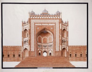 シクリのFuttyporeのゲートウェイc。 1815年 作： Agra School