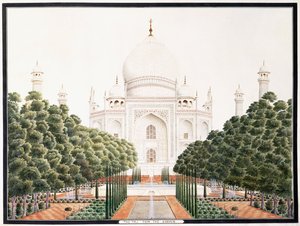庭のタージc。 1815